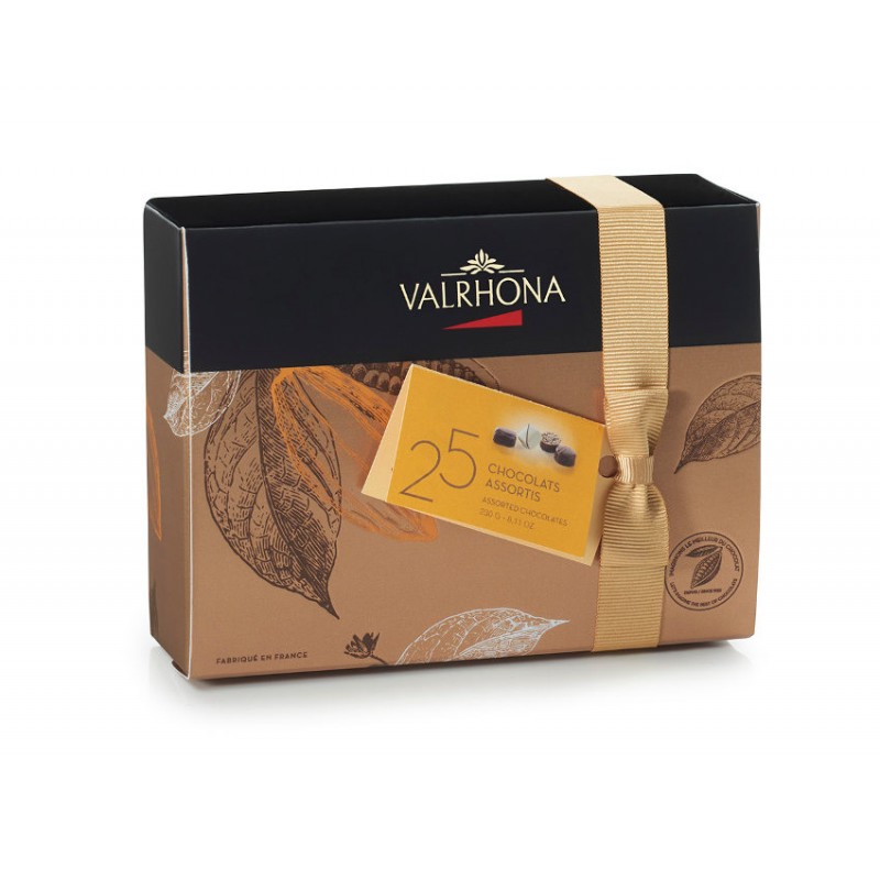 Ballotin med 25 Praliner, Valrhona