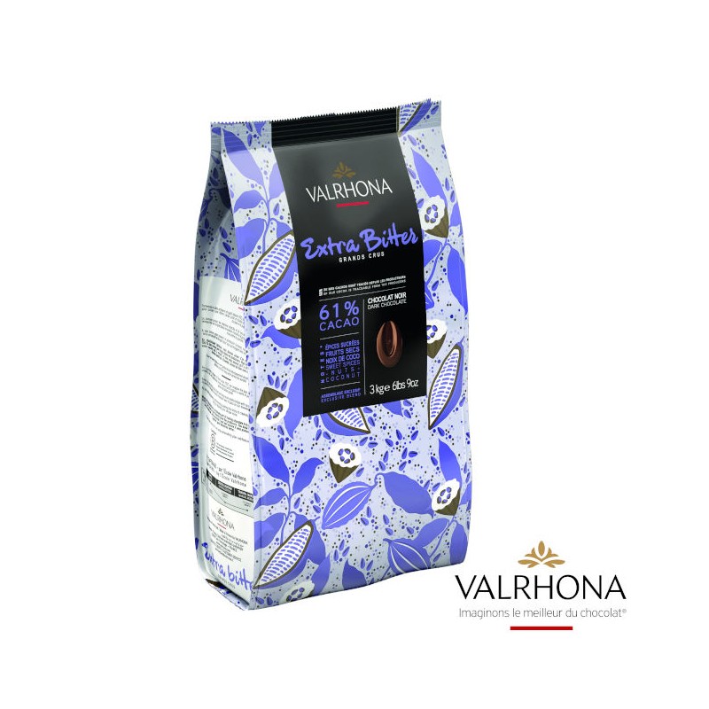 Extra Bitter 61% 400g Pellets